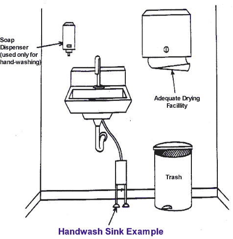 Figure #4-1: Handwashing Sink Example